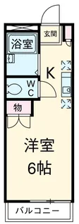 パレス泉【1階】の間取り