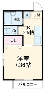 コリーヌ上町【2階】の間取り