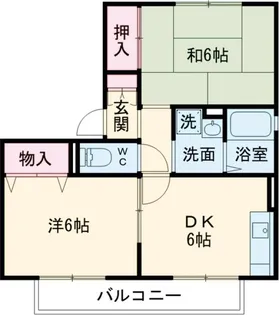 ハイツ・ヴィオラ【201号室】の間取り