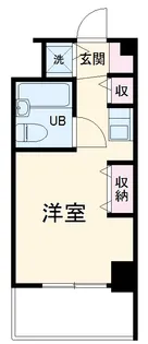コスモハイム元住吉【315号室】の間取り