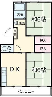 パールハイツ【203号室】の間取り