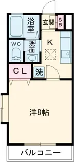 ヴィラK・Y Ⅰ【103号室】の間取り