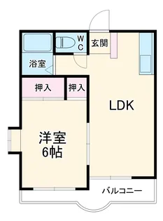 サニーオムロ【105号室】の間取り