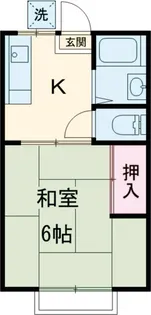 パナハイツ井上【202号室】の間取り