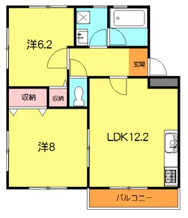 シーサイドヒルズ【3階】の間取り