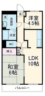 パラゾドゥカーレ【102号室】の間取り