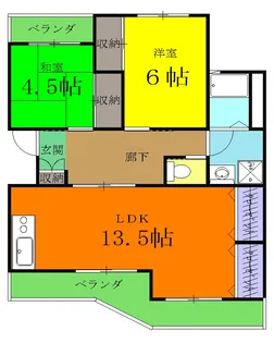 レジデンス中泉【3階】の間取り