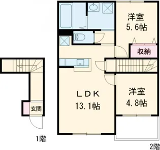 フォーラムN【2階】の間取り
