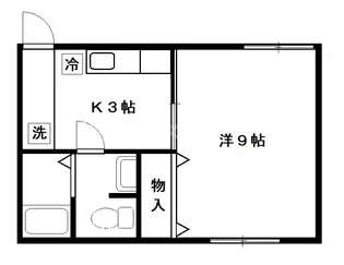 コーポ四季桜の里【3号室】の間取り