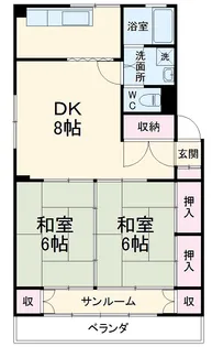 第一ヤジママンション【103号室】の間取り