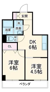 マリンハイツ【2階】の間取り