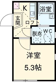 アンティロープ衣笠【2階】の間取り