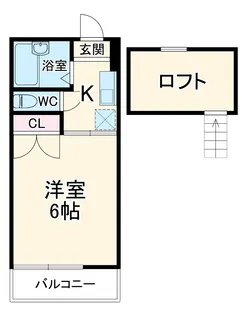 アミー一番館【2階】の間取り