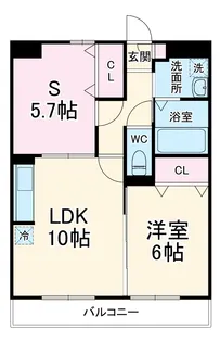 メゾンボヌール【2階】の間取り