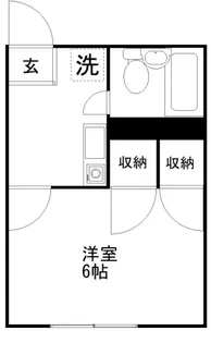 グランディール草加【3階】の間取り