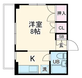 まめやビル【2C号室】の間取り