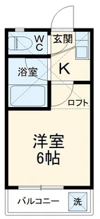 フォレスト壱番館【2階】の間取り