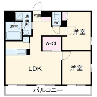アーバンポイント高崎【702号室】の間取り