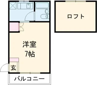 ひいらぎハイツ【202号室】の間取り
