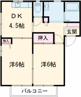 エミネンスA【101号室】の間取り