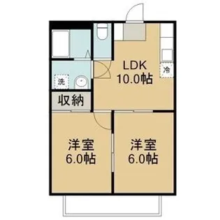 コーポ辻【1階】の間取り