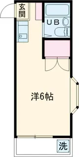 ハイツみゆき【5号室】の間取り