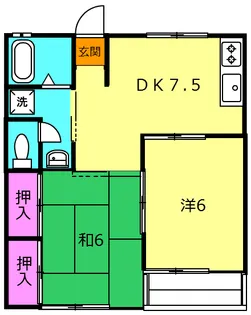 マリンライフⅡ【2階】の間取り