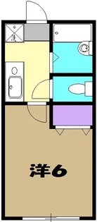 パストラルハイツ【210号室】の間取り