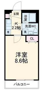 JメゾンKⅡ【3階】の間取り