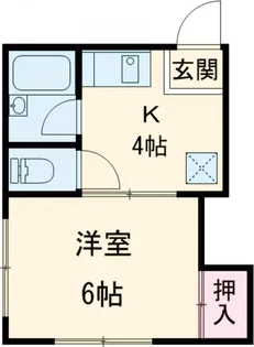 パークサイド小金井【1階】の間取り