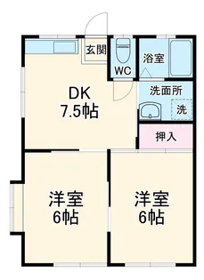 エクセルつくし乃【1階】の間取り