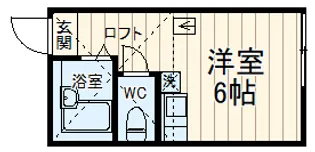 ユナイト金沢文庫マリーアンジェラ【201号室】の間取り