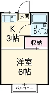 コーポエルム【2階】の間取り