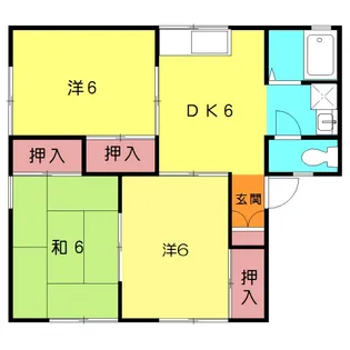 グリーンパーク【1階】の間取り
