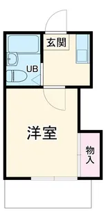 レオパレス衣笠第16【206号室】の間取り