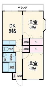 ヴェル・ドミール【4階】の間取り
