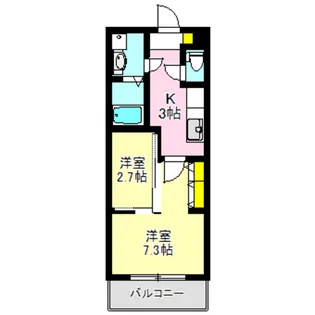 イーストヒルズ【1階】の間取り