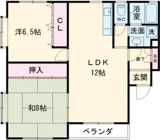 ハイム問屋町前【202号室】の間取り