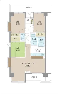 シャトレM【2階】の間取り