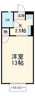 東山ハイツ【2階】の間取り