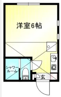 ユナイト小倉マリナ・デル・レイ【108号室】の間取り