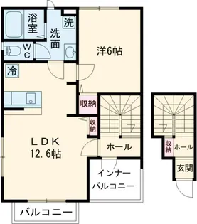 SERENA【2階】の間取り