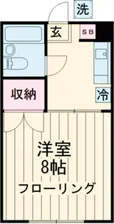 石塚マンション【303号室】の間取り