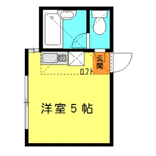 ユナイト汐入ウィリアム・ウォーカー【2階】の間取り