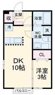 パール・メゾンⅠ【202号室】の間取り