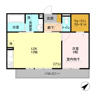 イルソーレ吉川美南 ポルポラ【2階】の間取り