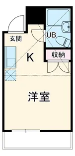 パレス杉田Ⅰ【205号室】の間取り