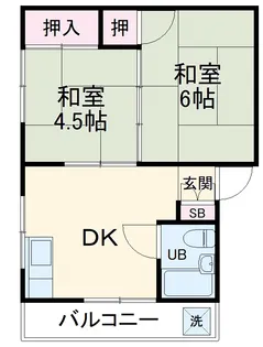 レジデンス江木【201号室】の間取り