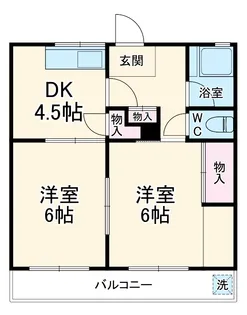 加藤ハイツ【3階】の間取り