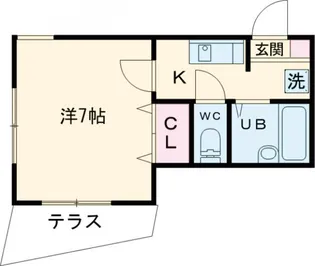 ボヌール【1階】の間取り